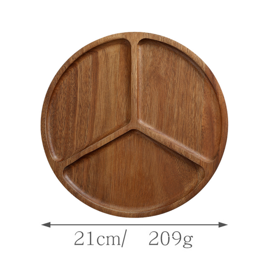 AcaLeaf – Acacia Wood Pallet High-End Plate
