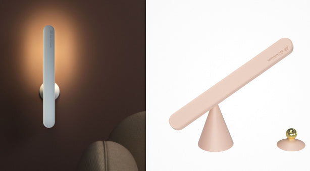 GeoLux Creative Geometric Desk Lamp – Wireless Magnetic Suction LED Night Light - Tavira Store | A Luxario Labs Ltd Brand. 