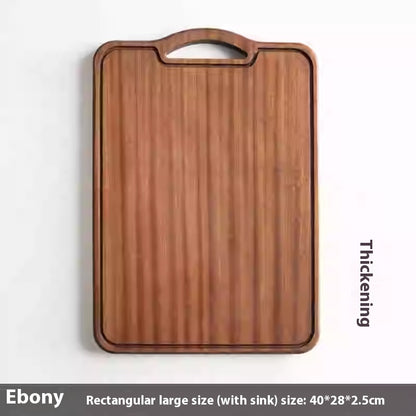 SandaWood Premium Black Sandalwood Cutting Board – Solid Wood Vegetable & Fruit Chopping Board