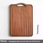 SandaWood Premium Black Sandalwood Cutting Board – Solid Wood Vegetable & Fruit Chopping Board