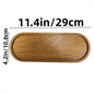 MoriWood Japanese Acacia Wood Serving Tray – Elegant Fruit & Tea Tray
