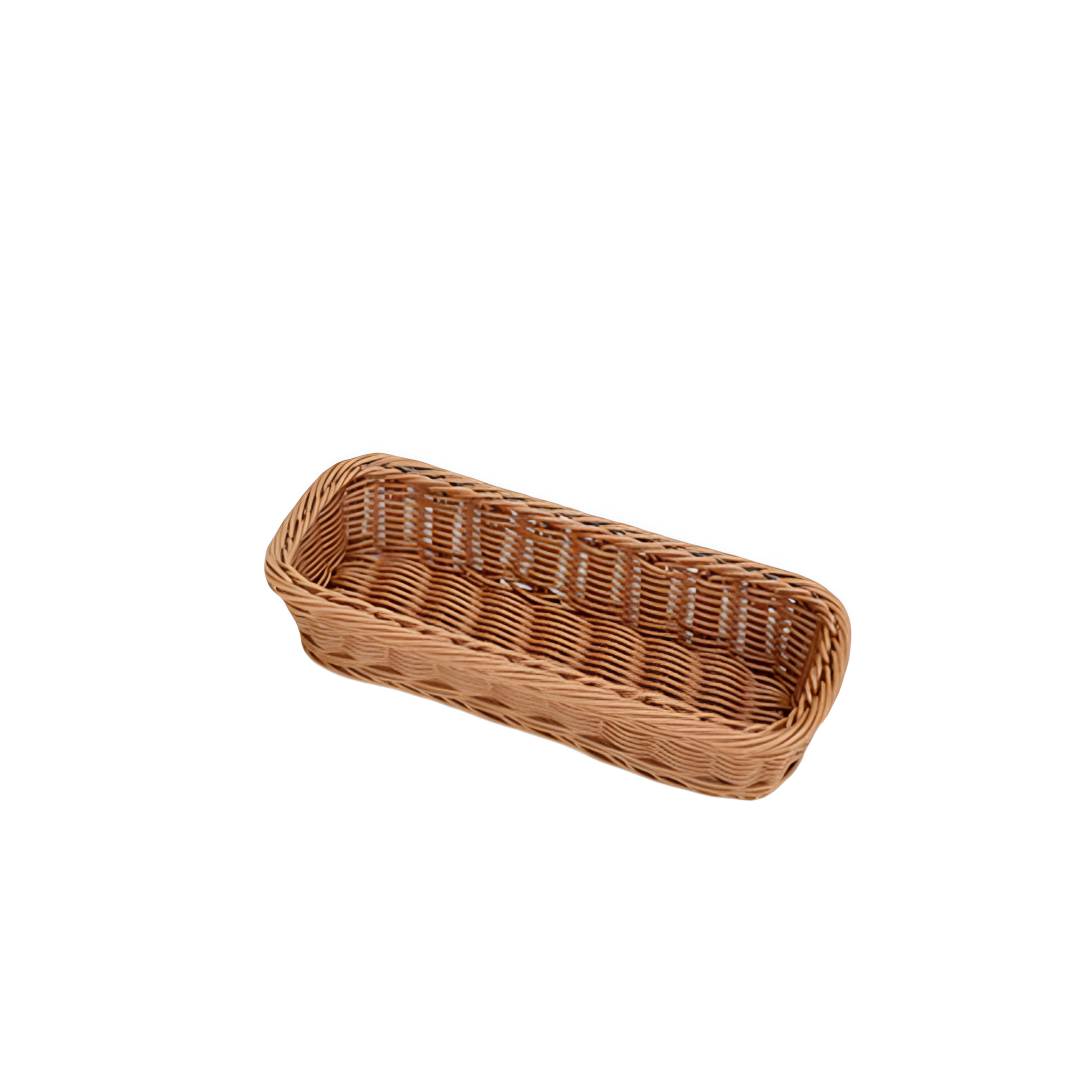 Merivo Rattan-Like Tableware Basket – Durable Woven Utensil & Snack Holder - Tavira Store | A Luxario Labs Ltd Brand. 