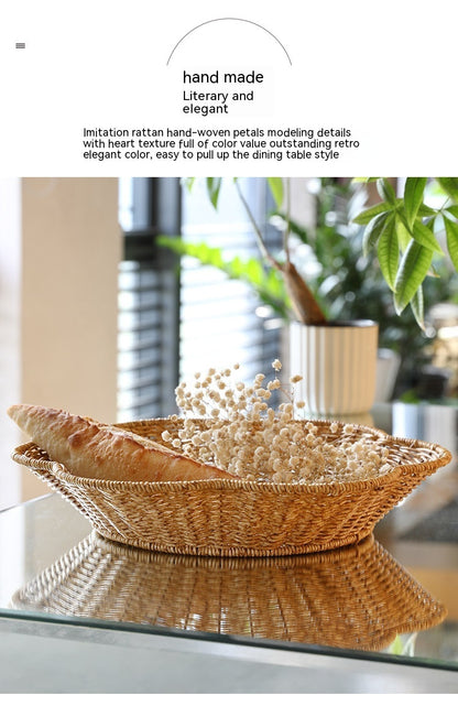 Household Fruit Candy Tray  Luxury Snack Basket