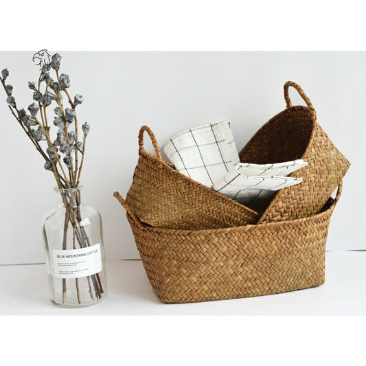 Seagrass Woven Top Table basket