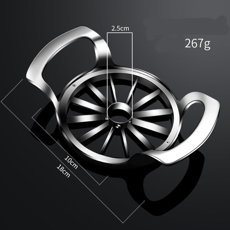 SliceMaster Fruit Slicer – Stainless Steel & Zinc Alloy
