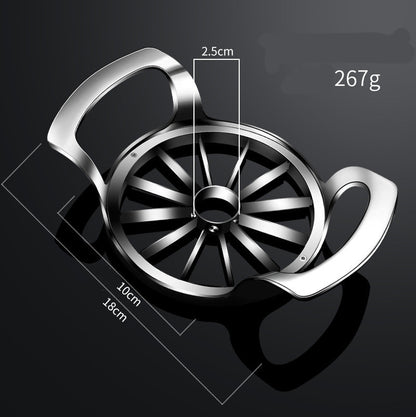 SliceMaster Fruit Slicer – Stainless Steel & Zinc Alloy