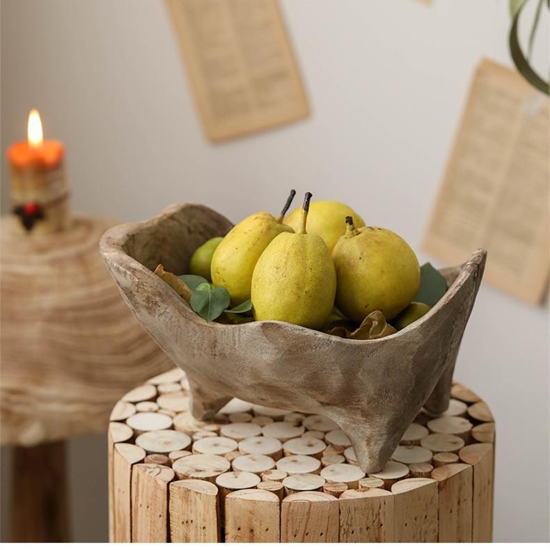 Woodique Bowl – Geotic Golden Ratio Handmade Wooden Bowl with Feet