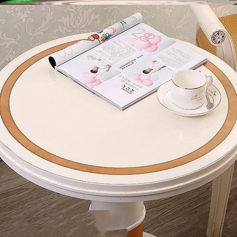 ClearNest – Upholstery Printed Soft PVC Coffee Table Mat, Waterproof Transparent Cover - Tavira Store | A Luxario Labs Ltd Brand. 