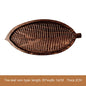 Aokami Japanese Leaf-Shaped Wooden Tray