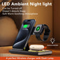 Elite 4 in 1 Wireless Charger 15w – Fast Charging Dock for iPhone, Apple Watch, AirPods with Sleek Foldable Design