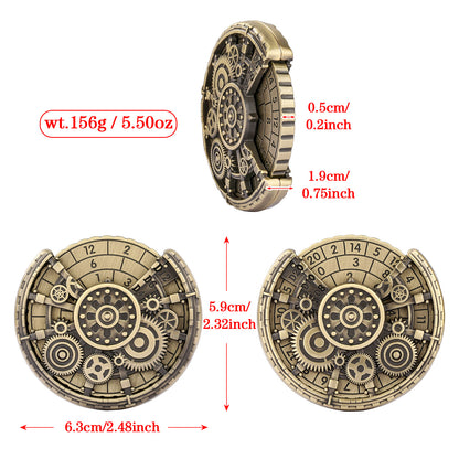 Spinoria Private Model Time Gear – Retro Fingertip Gyroscope & Stress Spinner Dice Gift Box Set