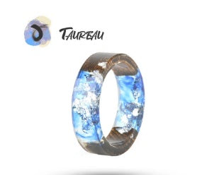 Celestiara Time Gem Zodiac Epoxy Ring - Tavira Store | A Luxario Labs Ltd Brand. 