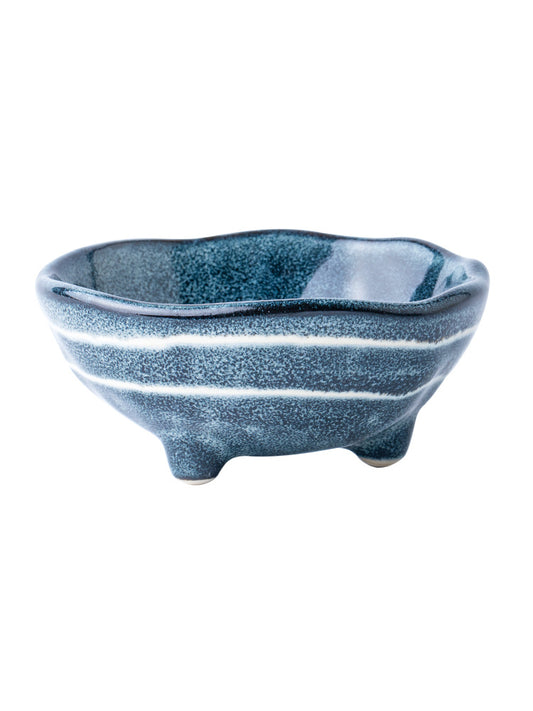 Porcevera Dish – Retro Porcelain Seasoning Dish with Colored Glaze Finish