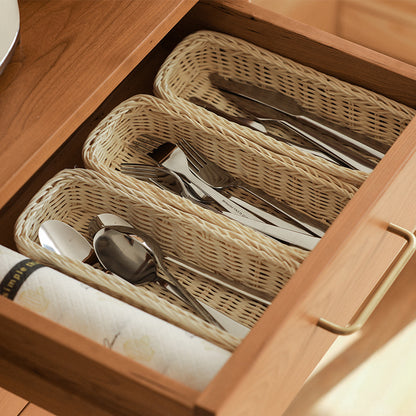 Rattan-like Tableware Basket