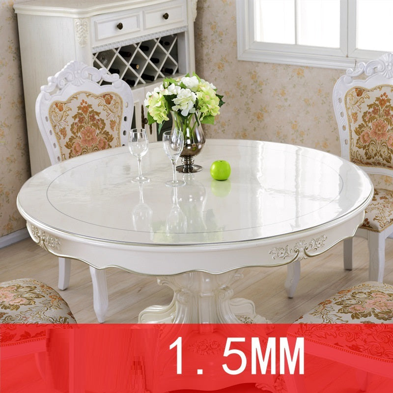 ClearNest – Upholstery Printed Soft PVC Coffee Table Mat, Waterproof Transparent Cover - Tavira Store | A Luxario Labs Ltd Brand. 