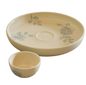 Ceraviso Serve – Handcrafted Ceramic Chip and Dip Bowl Set of 2