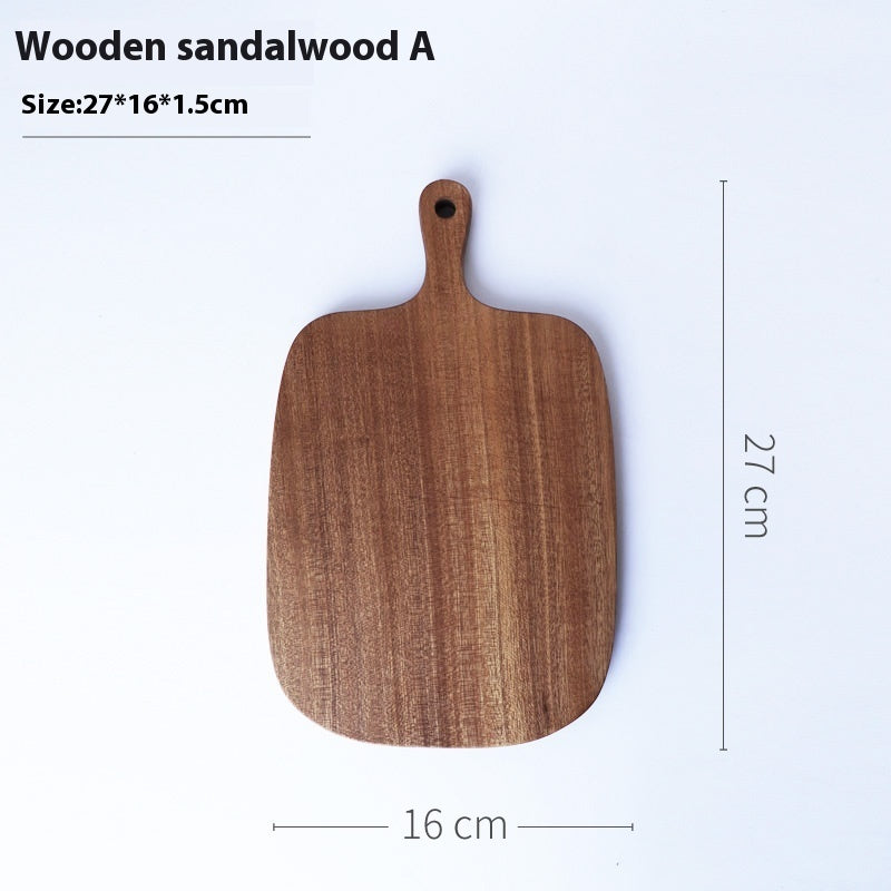 SandaWood Premium Black Sandalwood Cutting Board – Solid Wood Vegetable & Fruit Chopping Board