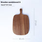 SandaWood Premium Black Sandalwood Cutting Board – Solid Wood Vegetable & Fruit Chopping Board