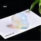 Natural Crystal Skull Semi-precious Stone Carving Crafts Ornaments