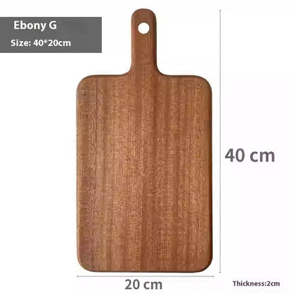 SandaWood Premium Black Sandalwood Cutting Board – Solid Wood Vegetable & Fruit Chopping Board