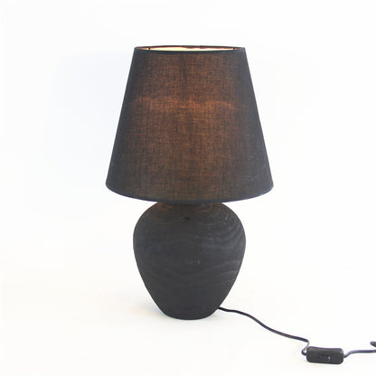 Handmade Wooden Silent Style Table Lamp Home Homestay Hotel Atmosphere Decoration Craft Ornaments