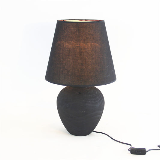 Handmade Wooden Silent Style Table Lamp Home Homestay Hotel Atmosphere Decoration Craft Ornaments