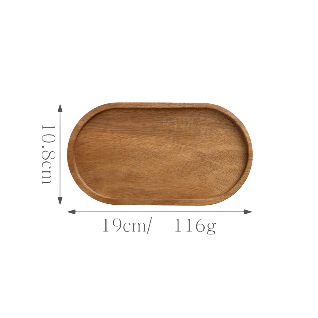 AcaLeaf – Acacia Wood Pallet High-End Plate