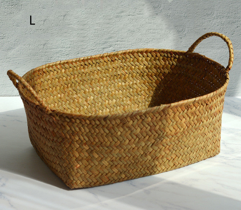 Seagrass Woven Top Table basket