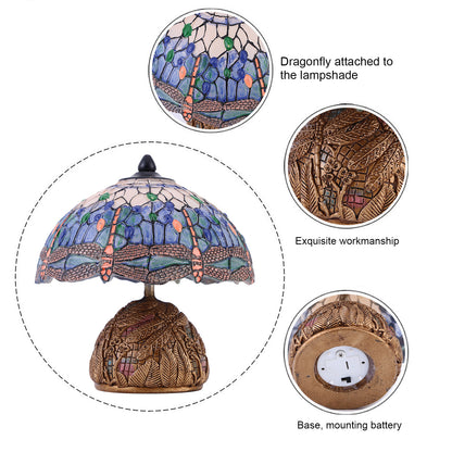 Aurora Dragonfly Table Lamp – Luxury Handmade Resin Ornament for Stylish European & American Home Decoration