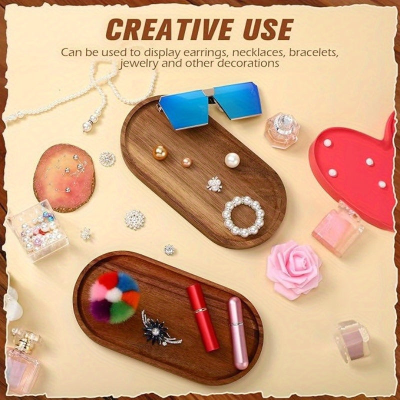 2pcs LDQ Elegant Wooden Serving Tray - Japanese Style