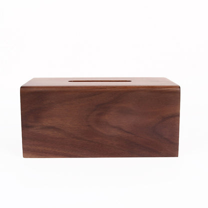 Walnut Napkin Holder Box