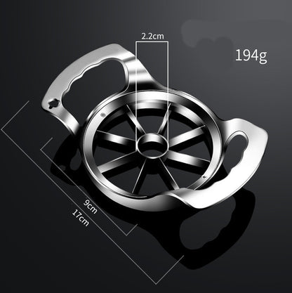 SliceMaster Fruit Slicer – Stainless Steel & Zinc Alloy