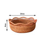 Rattan Home Modern Coffee Table Fruit Tray Snack Storage Box