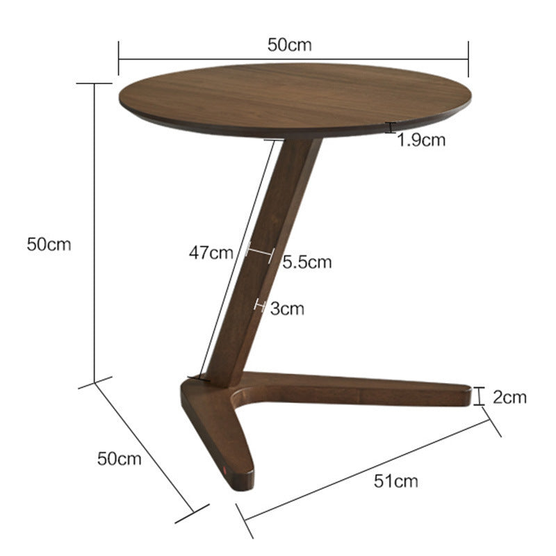 Nordic Style Multi-Purpose Solid Wood Round Table
