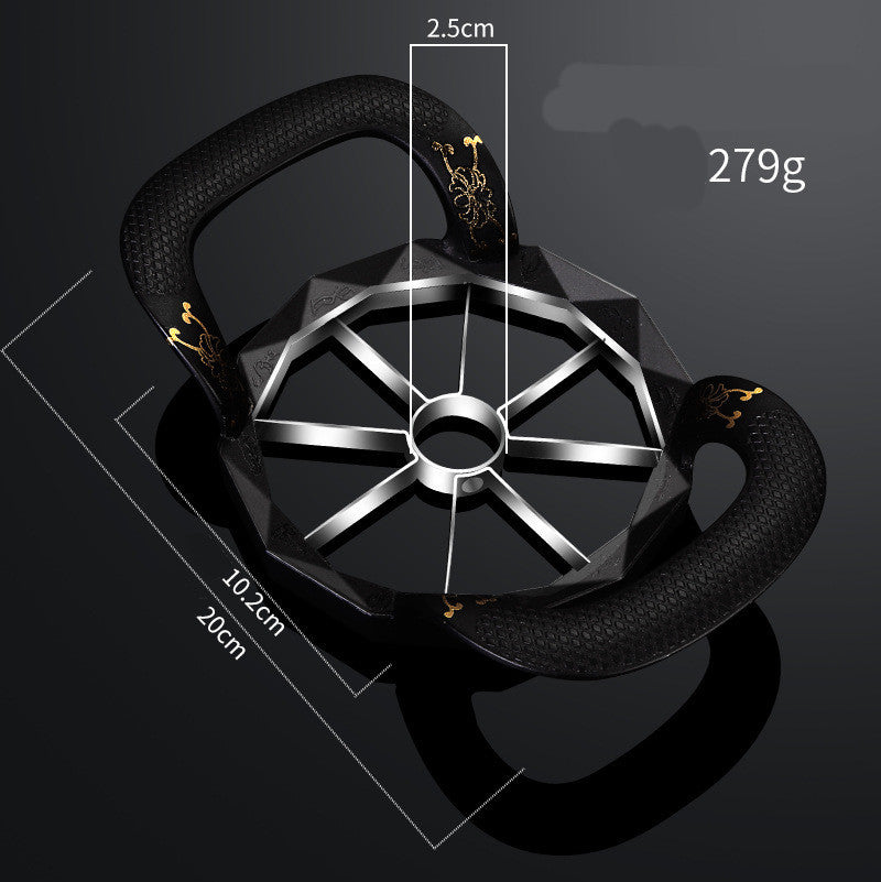 SliceMaster Fruit Slicer – Stainless Steel & Zinc Alloy - Tavira Store | A Luxario Labs Ltd Brand. 