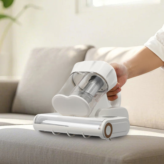 Premium Mattress Vacuum Cleaner 550W – 18Kpa Suction, Dual Dust Bin, HEPA Filter, Heating & UV Cleaning Lights
