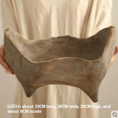 Woodique Bowl – Geotic Golden Ratio Handmade Wooden Bowl with Feet
