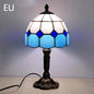 Lamp Bedroom Bedside Lamp Retro Bar Yellow Glass Lamp Resin Base Table Lamps Makeup Table Side Table Led Lights