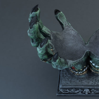 MystiCraft Resin Witch Hand Ornament – Unique Globe & Storage Decorative Sculpture