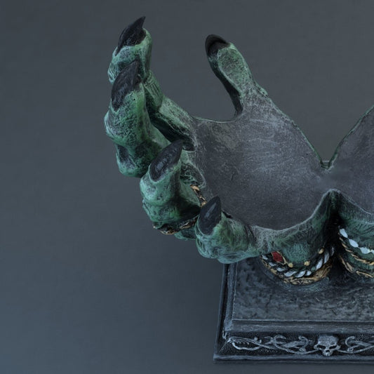 MystiCraft Resin Witch Hand Ornament – Unique Globe & Storage Decorative Sculpture