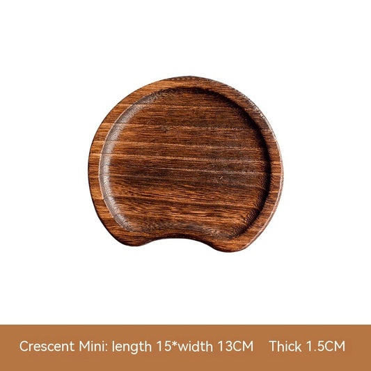 Aokami Japanese Leaf-Shaped Wooden Tray