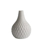 Handmade Simple INS Style White Porcelain Small Vase – Soft Home Decoration Ornament