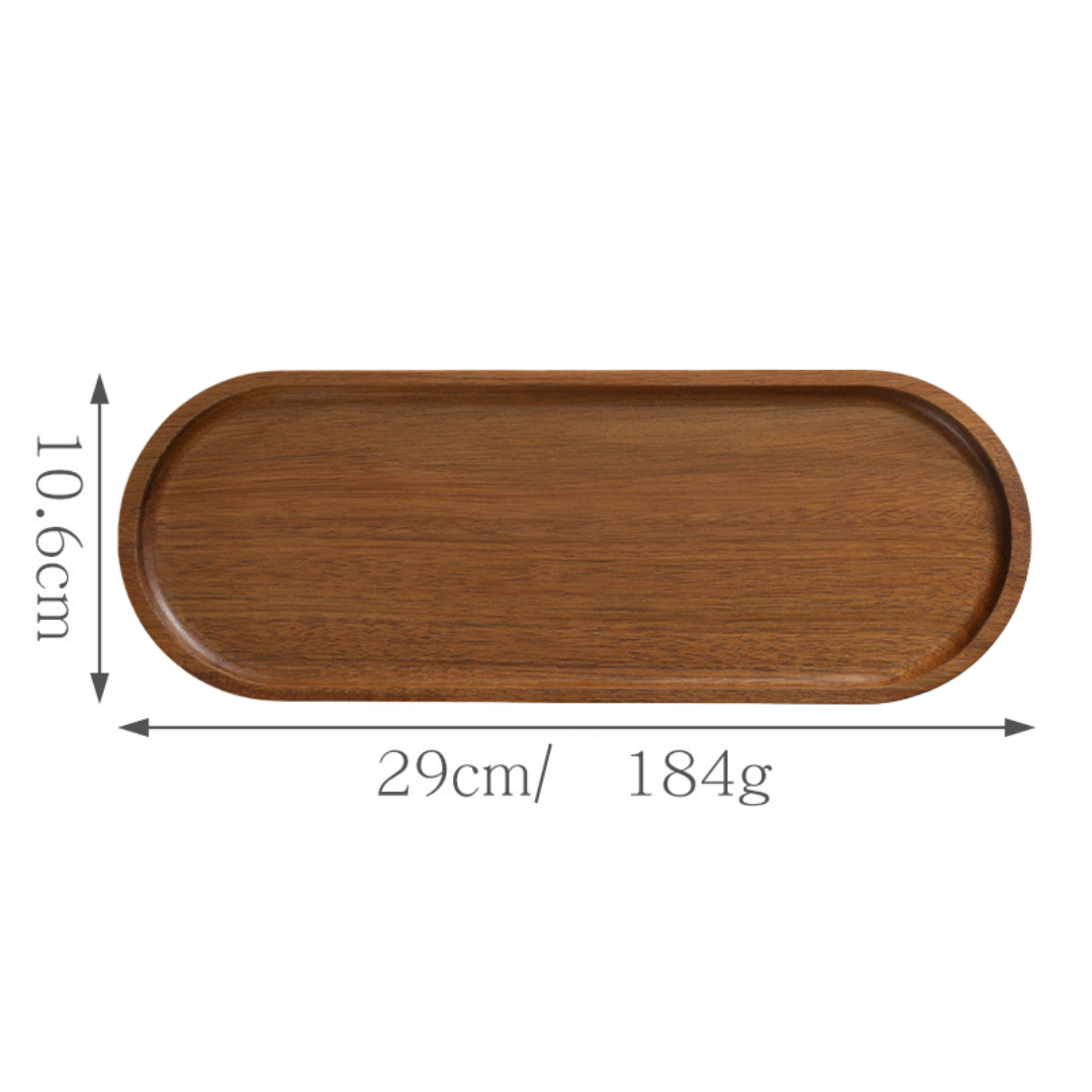 AcaLeaf – Acacia Wood Pallet High-End Plate