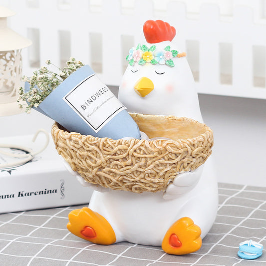 Creative Animal Pattern Storage Tray for Desktop Stand