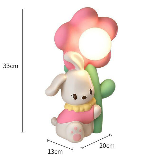 Eterna Nordic Luminous Flower Lamp – Luxury Tricolor Resin Table Lamp for Stylish and Creative Home Decoration
