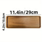 MoriWood Japanese Acacia Wood Serving Tray – Elegant Fruit & Tea Tray